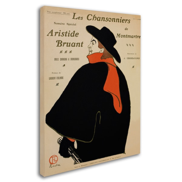'Les Chansonniers De' Canvas Art,14x19